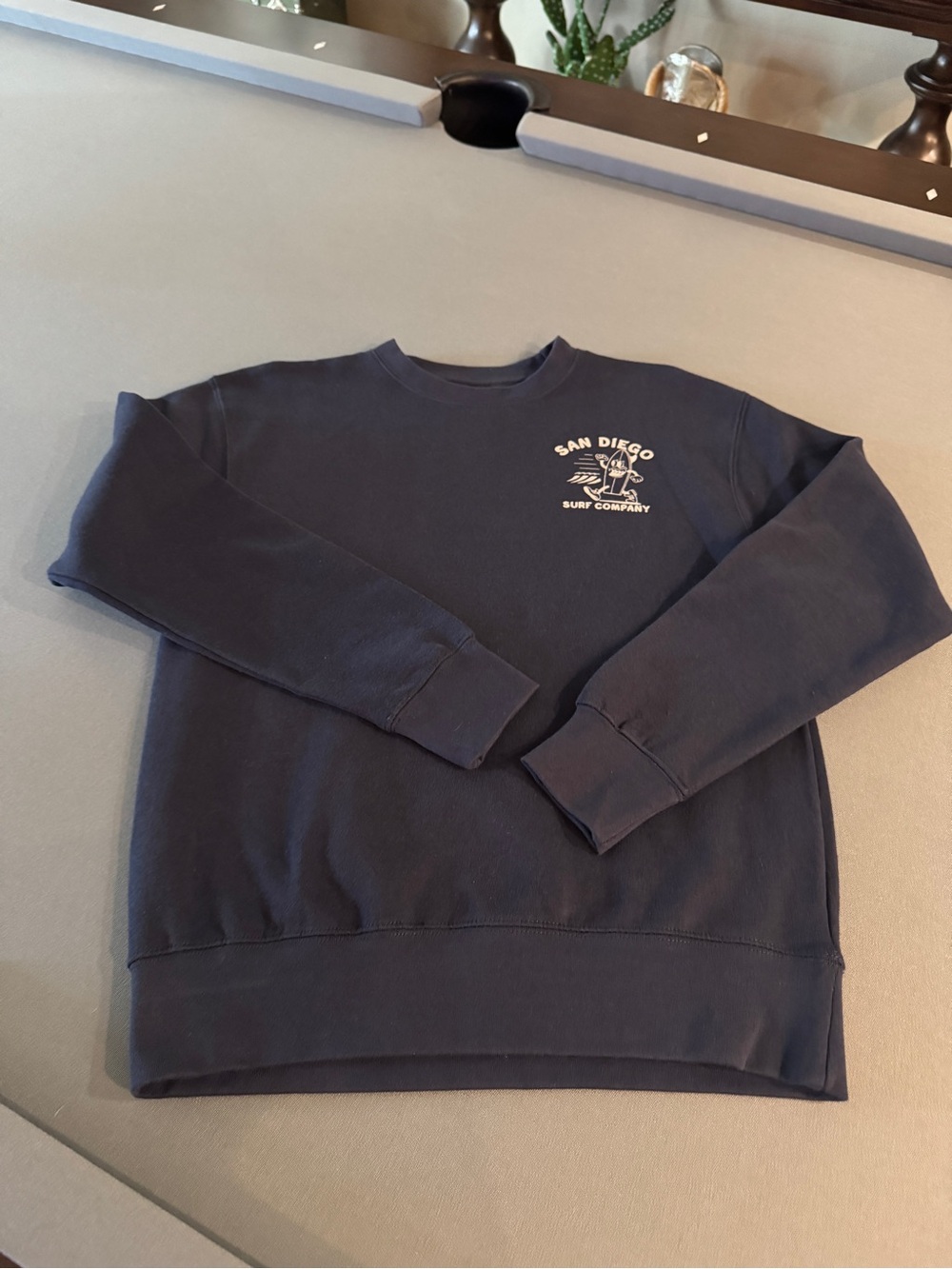 San Diego Surf Co Navy Crewneck Sweatshirt